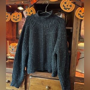 Knit turtleneck sweater